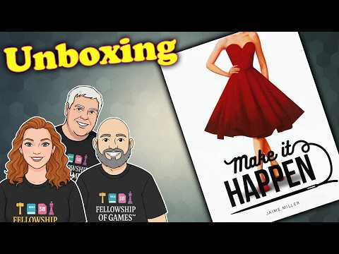 Make It Happen Board Game Unboxing | What’s Inside This Fashion Week Card Game?