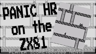 Panic HR (Hi-Res) for the ZX81 from Toddy Software (2010) - YouTube