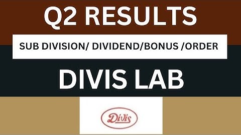 Divis lab Q2 Results 2026 | Divis lab Results Today | Divis lab Share Latest News | Divis lab