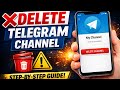 How To Delete Telegram Channel Permanently | Step By Step Guide 2026