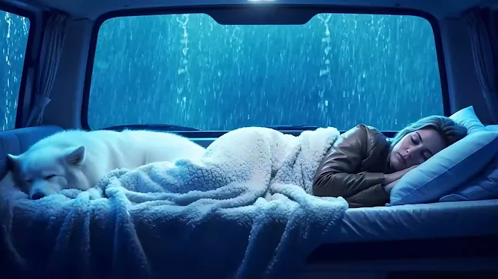 Leave It All To Sink Into Heavy Rain And Thunderstorms - Relax And Sleep In Cozy Car