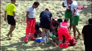 Beach Soccer - Bruno Torres - Injury 2012 in Italy Resimi