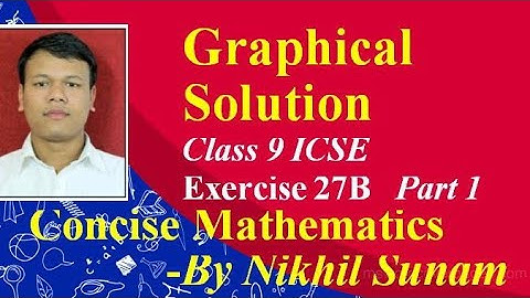 Class 9 ICSE Graphical Solutions