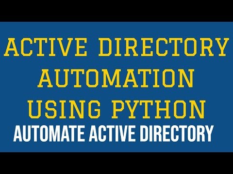 Automate Active Directory Using Python|Active Directory Automation|Login & Search|Part:1