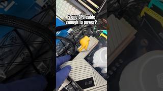 Can you use only one 8-pin CPU (EPS) cable to power your motherboard?