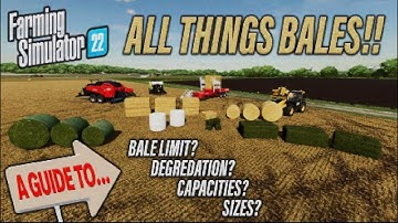 FS22 | A GUIDE TO… ALL THINGS BALES! | Farming Simulator 22 | INFO SHARING PS5.