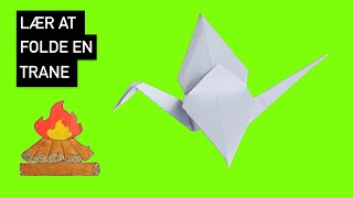 Hvordan folder man en trane i papir?? - Origami