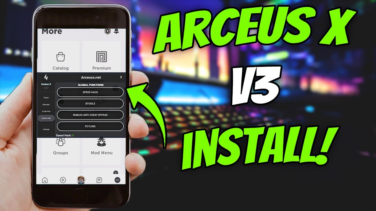 Arceus X V3 Showcase and Download (Key system tutorial) 2023