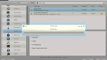 Mageia 4.1 x86_64. Install LXDE Desktop.