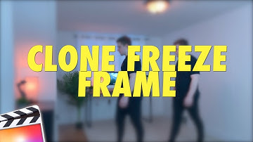 Final Cut Pro X Clone Freeze Frame Effect Tutorial
