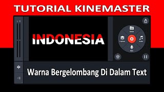 Cara Membuat Video Warna Bergelombang Dalam Text Di Kinemaster screenshot 1