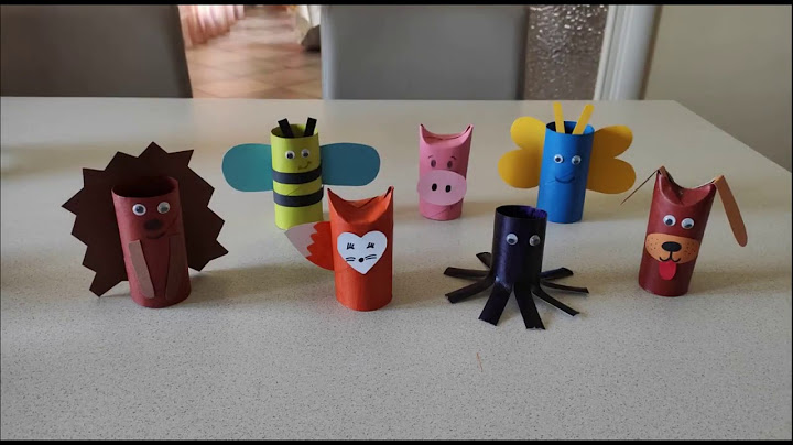 Animaletti rotolosi: come creare simpatici animali con i rotoli di carta!