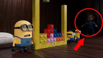 TETRIS POPIT FIDGET WITH MINIONS | SOFTBODY SIMULATION