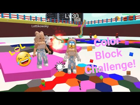 Color Block Challenge 😆 mit Lotti (BFF) 🥰 | Roblox | Fun&Spaß 🥳🎀 - YouTube