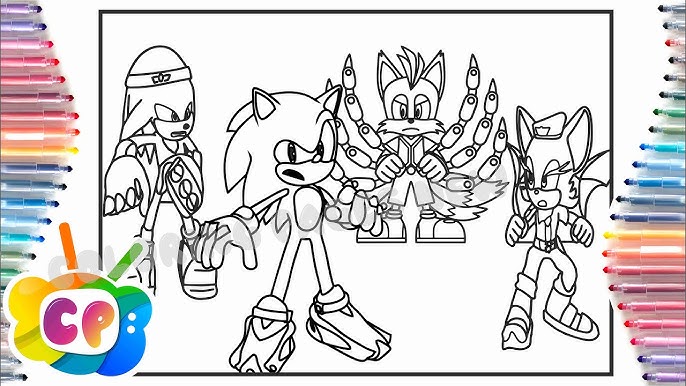 Desenho de Sonic pintado e colorido por Erick12 o dia 04 de Janeiro do 2015