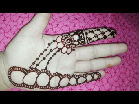 Easy & simple mehndi design new 2029. Henna design. - YouTube