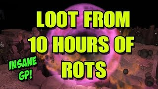 Loot from 10 Hours of Rise of The Six! Amazing Money! [RS3 2018]