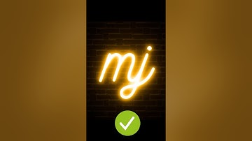 Create a Glowing Neon Text Effect in Photoshop #tutorial #shorts