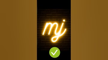 Create a Glowing Neon Text Effect in Photoshop #tutorial #shorts