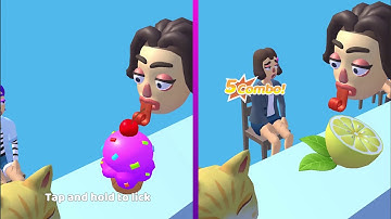 Licking Run - All Levels Gameplay Walkthrough Android,ios (Levels 1-3)