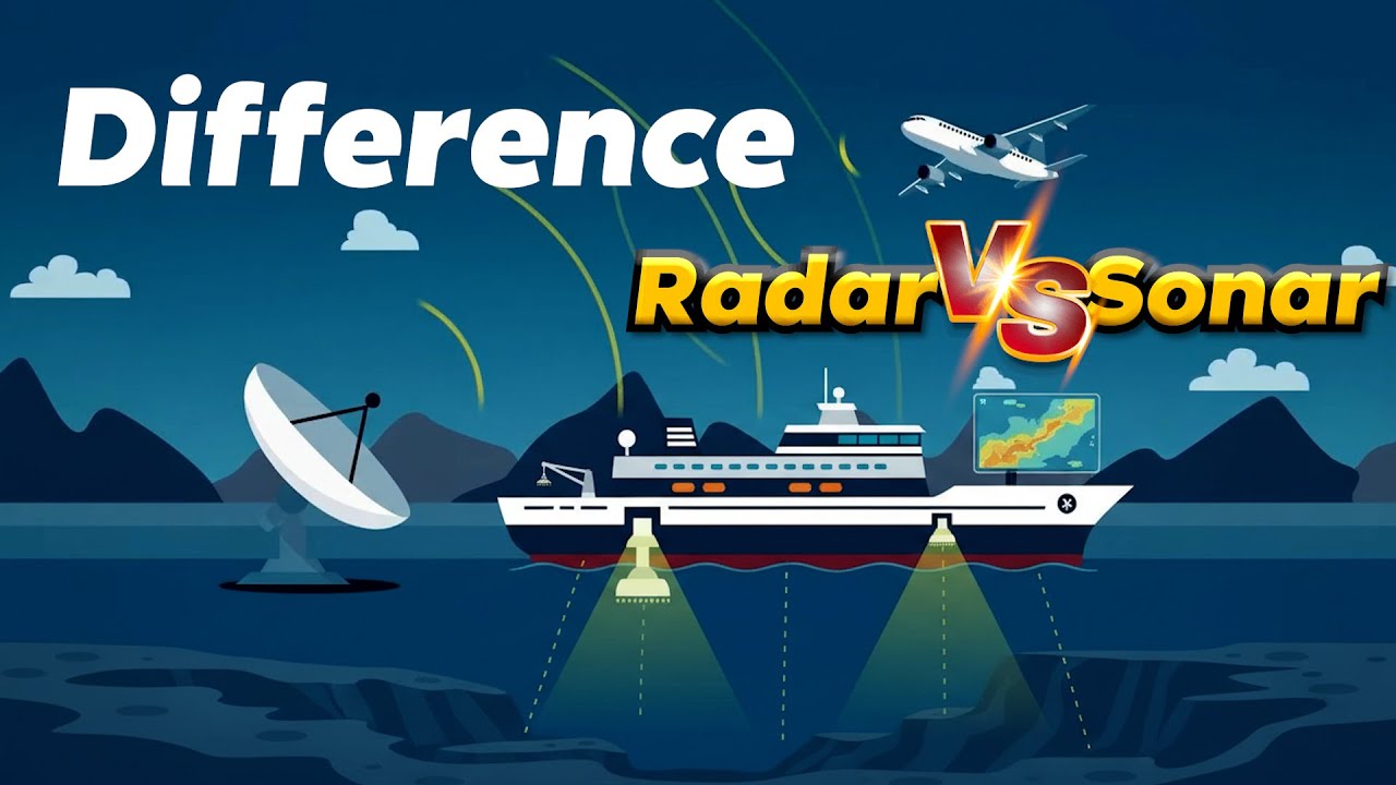 Radar vs. Sonar: Why Radio Waves Fail Underwater!