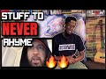 Eminem: Stuff to Never Rhyme (Full Video) | REACTION 🔥🤣 EMINEM Is A Rap Professor