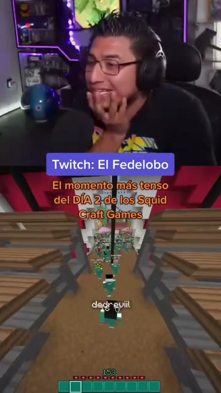 El Momento más cardiaco del dia 2 Squid CRAFT GAMES 2 I Fedelobo