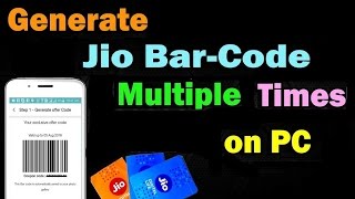 How to Generate Jio 4G Barcode from PC  |  Multiple screenshot 5