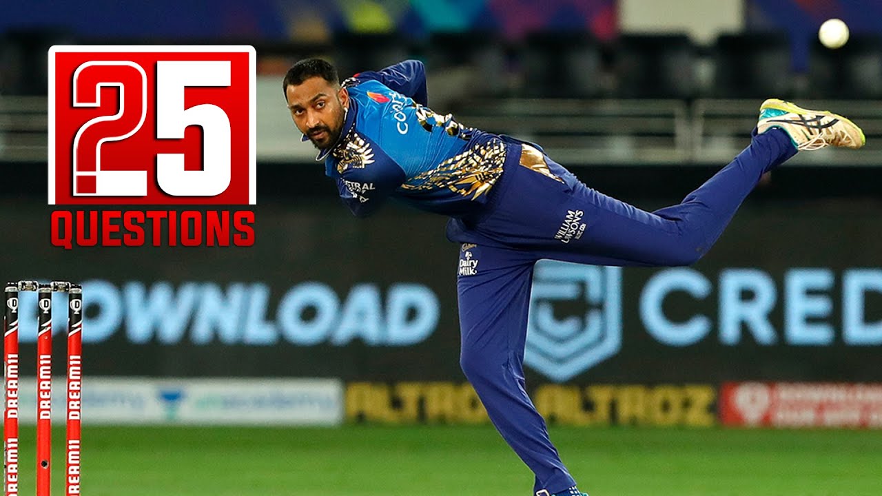25 Questions with Krunal Pandya: How does he sledge Hardik?