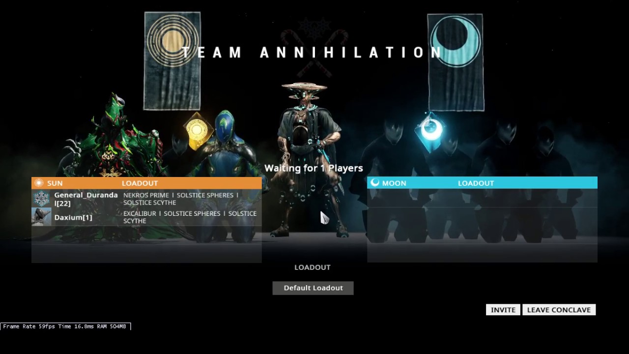 Loadout matchmaking