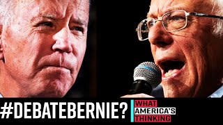 Biden maintains lead in new 2020 Democratic preference but Bernie wants a debate