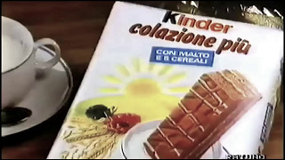 Kinder 5 cereali 1990 Con quel gusto di cacao che ti tira un pò su