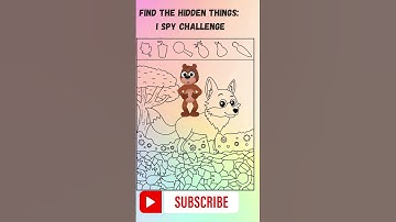 🕵️‍♂️🌀 Ultimate I Spy Challenge: Find the Hidden Objects  #hidden #quiz #loop #ISpy #brainteaser