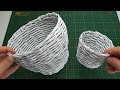 Prepared for my next video - How to Make Newspaper Basket - Newspaper Weaving