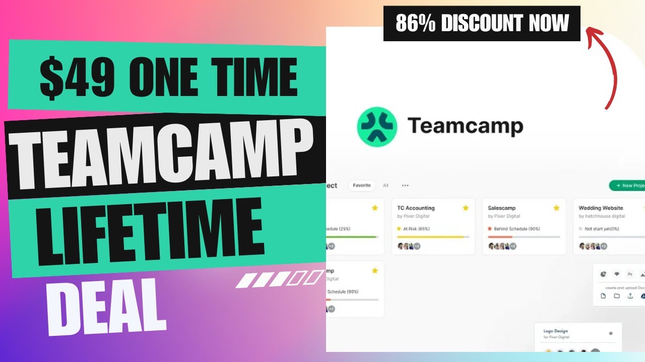 ⚡⚡Teamcamp Lifetime Deal | Project Management Reinvented! | $49 Lifetime Deal | 86% Now