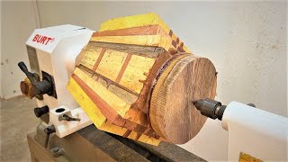 Excellent Woodturning Technique - A Work Of Art With A Beautiful And Unique Design On A Wood Lathe