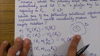 RELATIONAL ALGEBRA: GATE Question (GATE 2004 & GATE 2012) -Joins, Minus and Projection operators