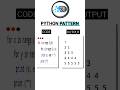Python Number Pyramid Trick 😱 Vertical Pattern in 10 Seconds! | #python #pyramid