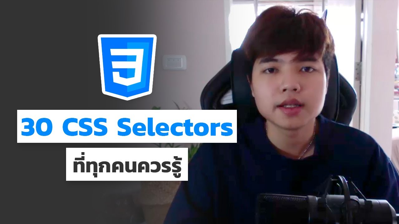 css selector  Update  30 CSS Selectors ที่ทุกคนควรรู้ 👨‍💻 ( อยากเซียนต้องรู้ 💯)