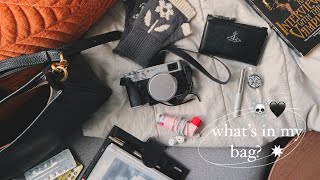 what's in my bag? | coach 'cary' crossbody ✸
