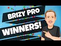 Brizy Personal License Giveaway Winners!