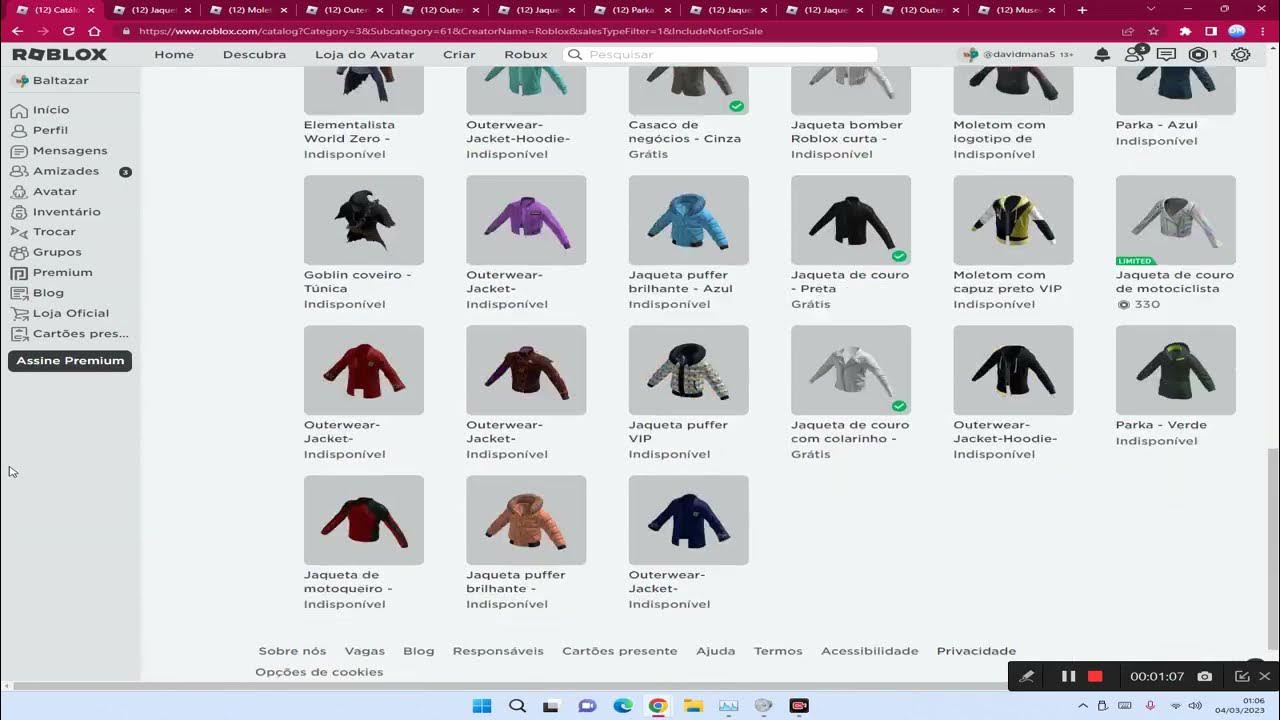 Roupa em camadas, Roblox Wiki