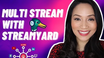 Streamyard multistream tutorial: Streamyard multistreaming tutorial // Livestream with Streamyard