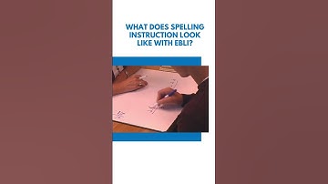 Learn what spelling instruction looks like with EBLI at www.ebli.com.