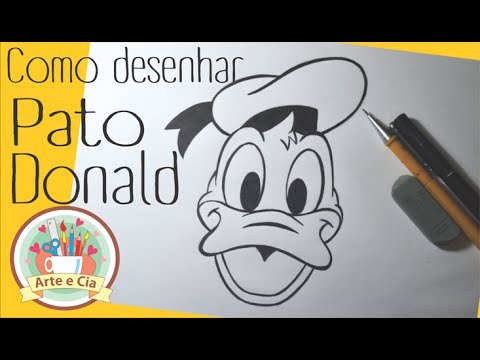 Como Desenhar o Pato Donald (Face) - (How to Draw Donald) - SLAY