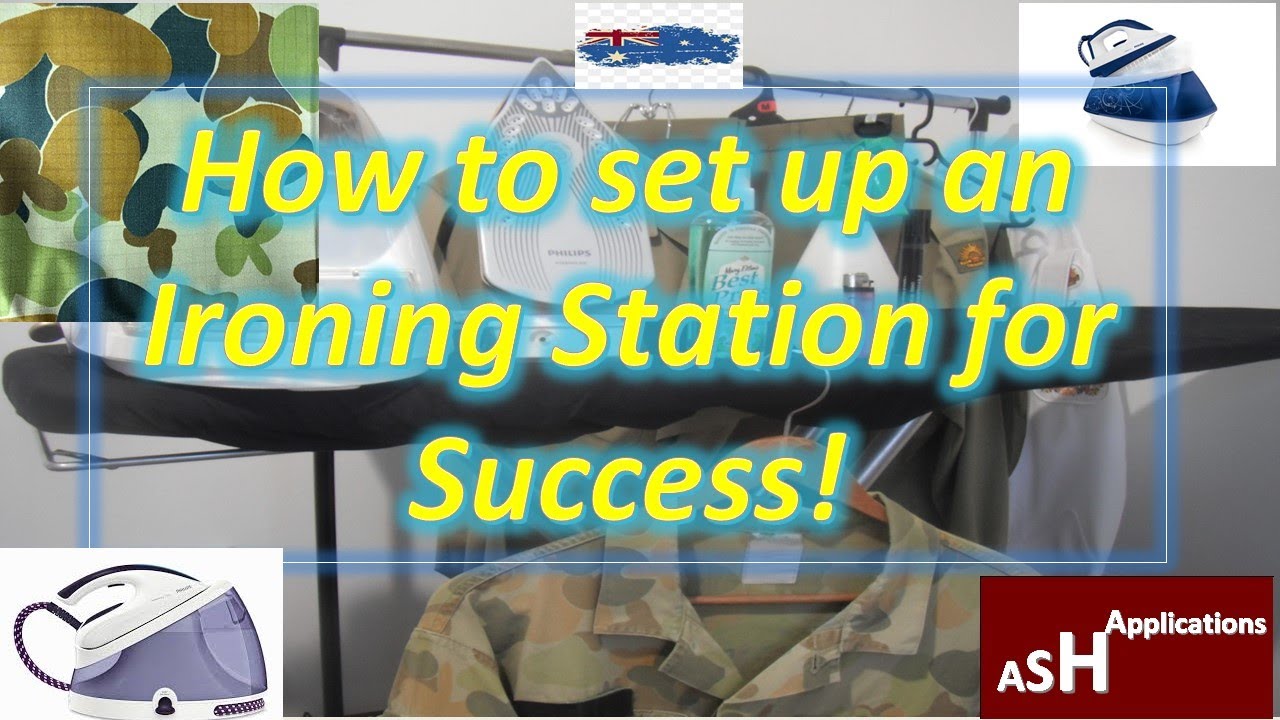 How to set up an Ironing Station for Success! - YouTube