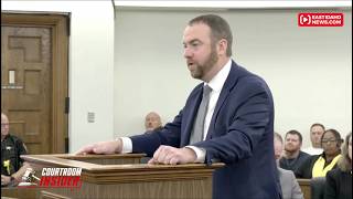 Prosecuting Attorney Matt Joseph delivers closing arguments in the Caleb Flynn murder trial
