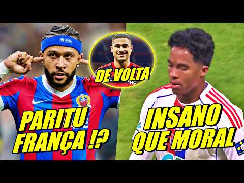 MENPHINS DEPAY NA FRANÇA !? ENDRICK CHEGA DESTRUINDO NO LYON ! JOÃO GOME DE VOLTA E MAIS
