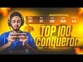 CONQUEROR RANK PUSH TOP 100 #bgmi #pubg #shortslive #shortsfeed