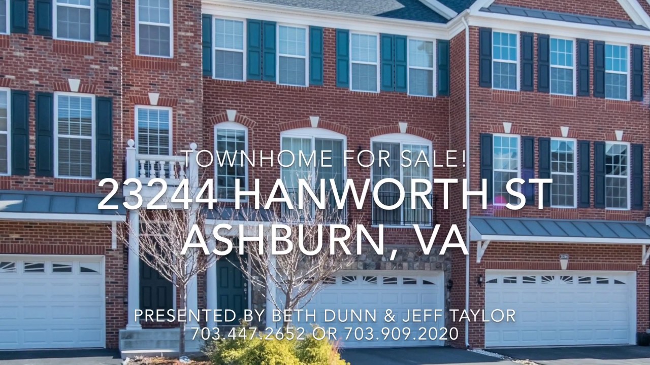 23244 Hanworth St Ashburn For Sale YouTube